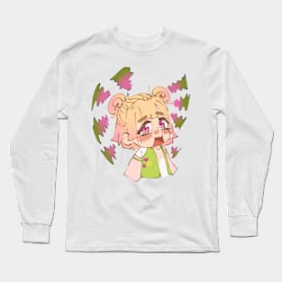 Crying Little Girl Long Sleeve T-Shirt